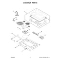 Jenn-Air JEC4430KB01 cooktop parts diagram