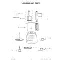 KitchenAid KFP0718OB0 housing unit parts diagram