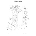 Whirlpool WRF757SDHV03 cabinet parts diagram