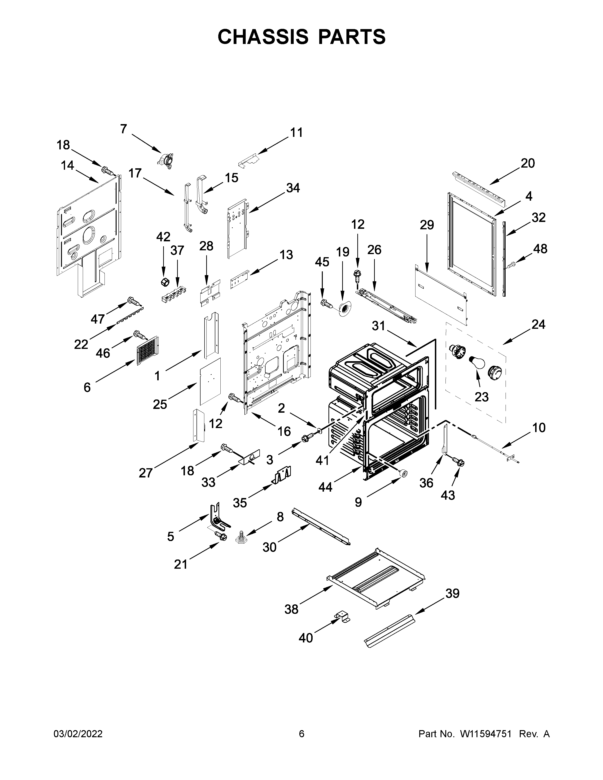 KitchenAid KFED500ESS05 chassis parts diagram