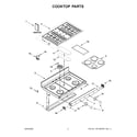 Maytag MGT8800FZ05 cooktop parts diagram