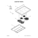 Maytag MET8800FZ05 cooktop parts diagram