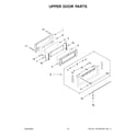 Maytag MET8800FZ05 upper door parts diagram