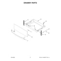 Whirlpool WEE750H0HZ4 drawer parts diagram