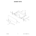 Whirlpool YWEE750H0HZ4 drawer parts diagram