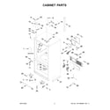 Whirlpool WRF954CIHV01 cabinet parts diagram