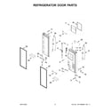 Whirlpool WRF954CIHV01 refrigerator door parts diagram