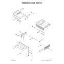 Whirlpool WRF954CIHV01 freezer door parts diagram
