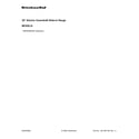 KitchenAid KSEG950ESS5 cover sheet diagram