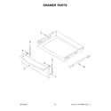 Whirlpool YWFE745H0FS5 drawer parts diagram