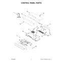 Jenn-Air JJW3830LL00 control panel parts diagram