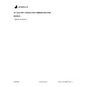 Jenn-Air JMW2430LL00 cover sheet diagram