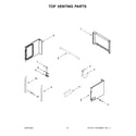 Jenn-Air JMW2430LL00 top venting parts diagram