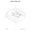 Jenn-Air JMC2430LL00 control panel parts diagram