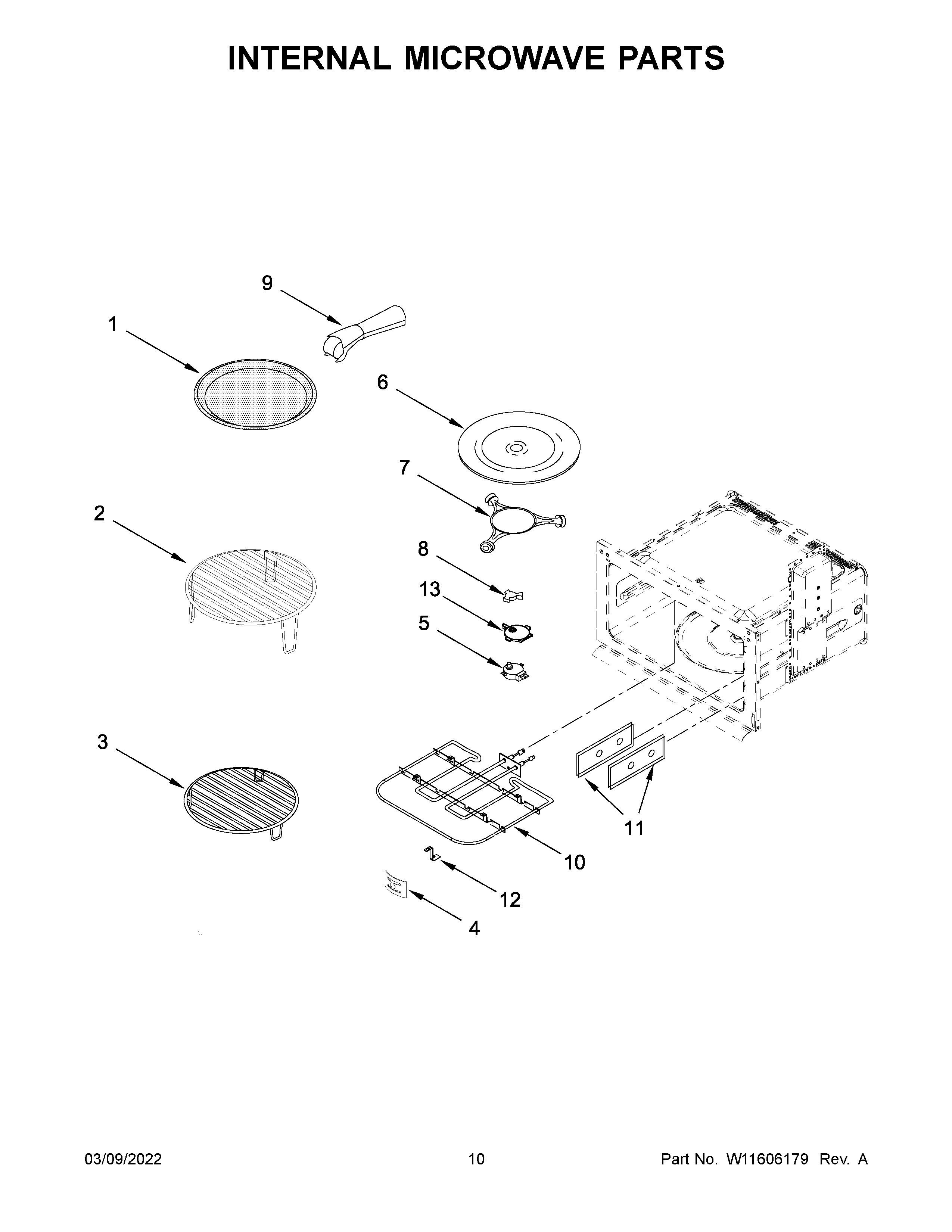 Jenn-Air JMC2430LL00 internal microwave parts diagram