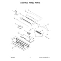 KitchenAid KOSE500EBS20 control panel parts diagram