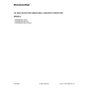 KitchenAid KOSE500EBS20 cover sheet diagram