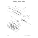 KitchenAid KOSE507EWH20 control panel parts diagram