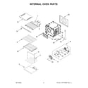 KitchenAid KOSE507EWH20 internal oven parts diagram