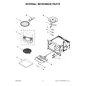 KitchenAid KOCE900HBS20 internal microwave parts diagram