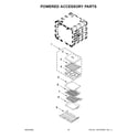 KitchenAid KOCE900HBS20 powered accessory parts diagram
