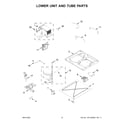 Jenn-Air JBRFL30IGX00 lower unit and tube parts diagram