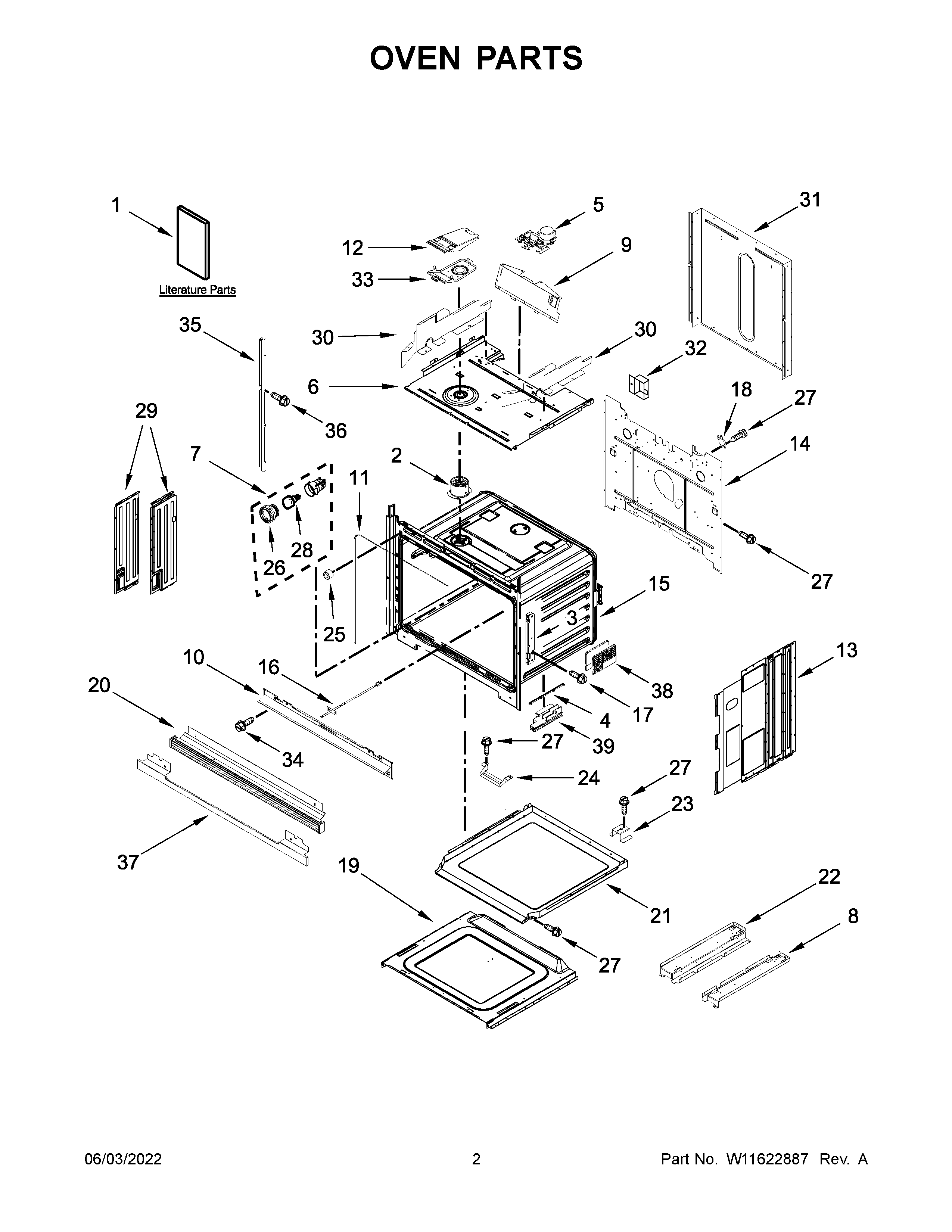 Maytag MMW9730FZ20 oven parts diagram