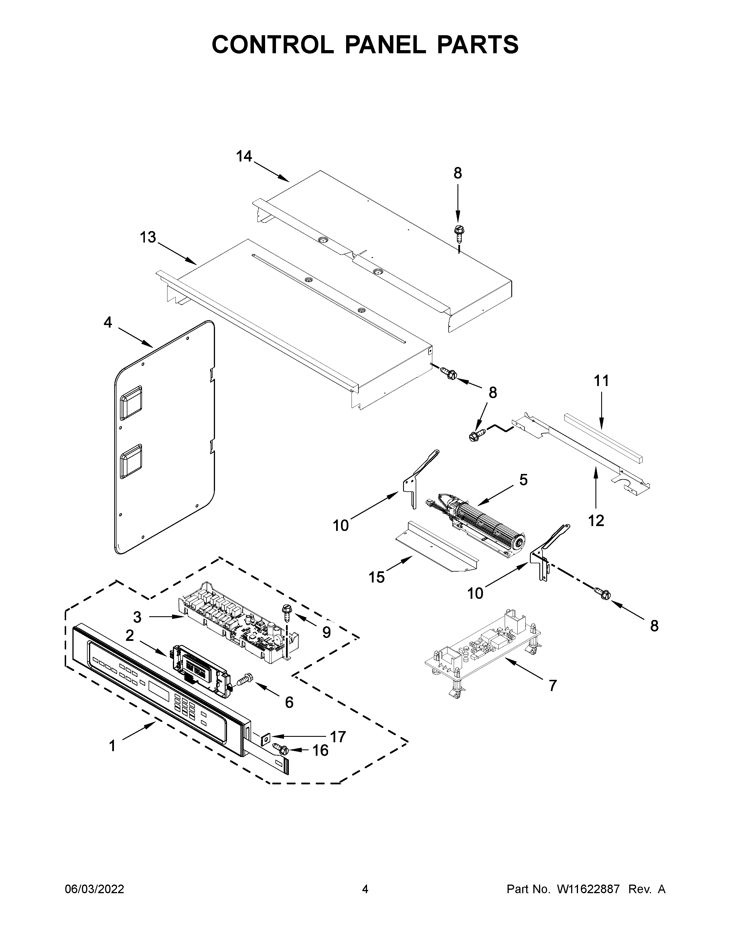 Maytag MMW9730FZ20 control panel parts diagram
