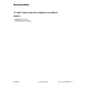 KitchenAid KOSE900HSS20 cover sheet diagram