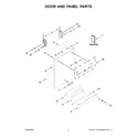 KitchenAid KDTM804KPS1 door and panel parts diagram