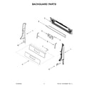 Whirlpool WFG320M0MS0 backguard parts diagram