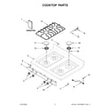 Amana AGR6303MMB0 cooktop parts diagram