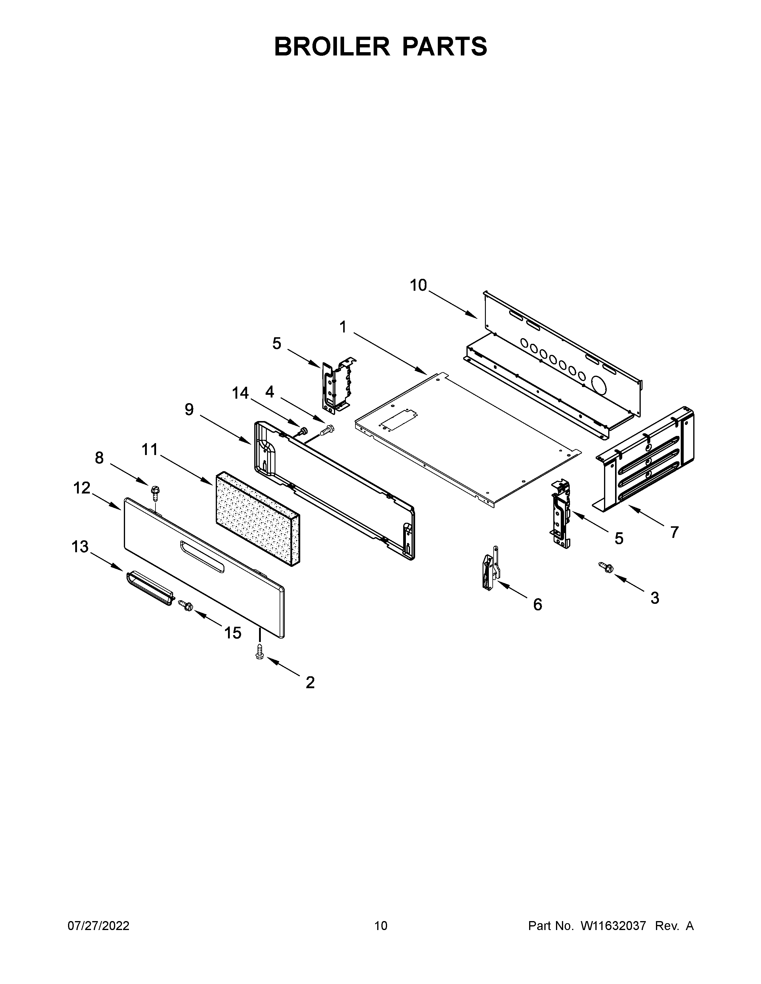 Amana AGR6303MMB0 broiler parts diagram
