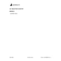 Jenn-Air JIC4536KB01 cover sheet diagram