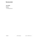 KitchenAid KFGC506JMB05 cover sheet diagram