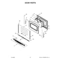 Whirlpool WFG550S0LW4 door parts diagram