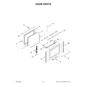 Whirlpool WFG775H0HV5 door parts diagram