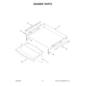 Whirlpool WFG775H0HV5 drawer parts diagram