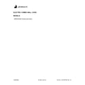 Jenn-Air JMW3430LM00 cover sheet diagram