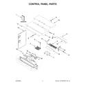 Jenn-Air JMW3430LM00 control panel parts diagram