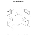 Jenn-Air JMW3430LM00 top venting parts diagram