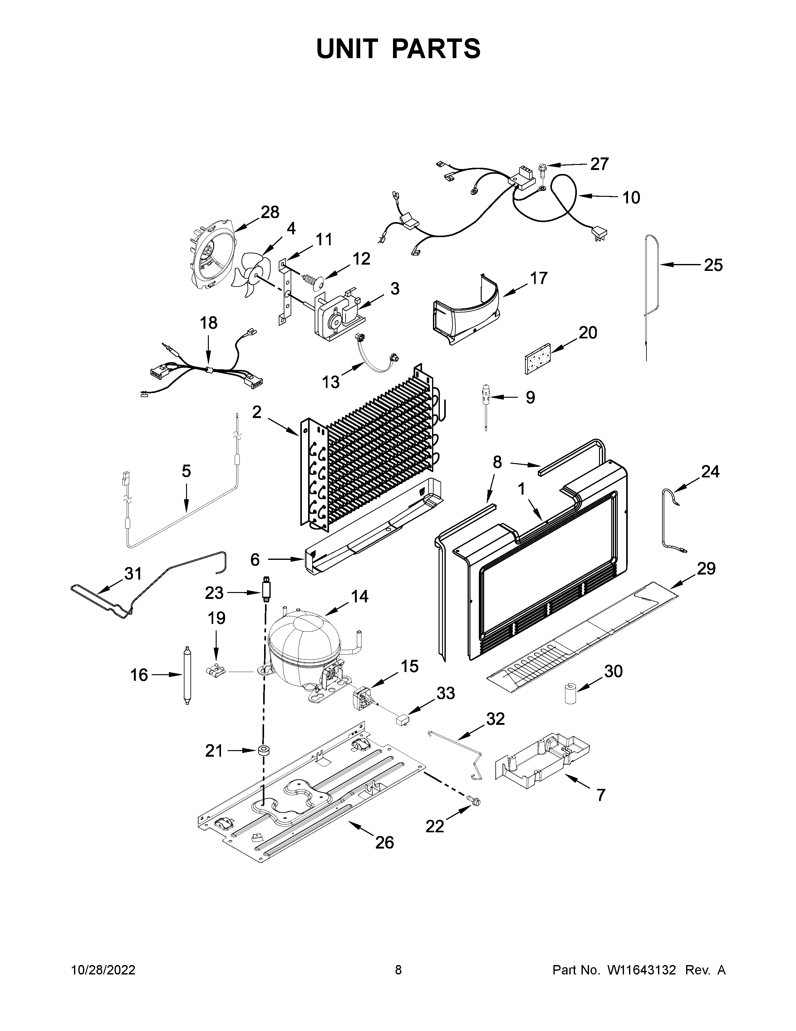 Maytag MZF34X20DW07 unit parts diagram