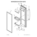 Amana ASI2575GRW09 refrigerator door parts diagram