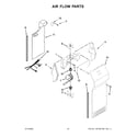 Amana ASI2575GRW09 air flow parts diagram
