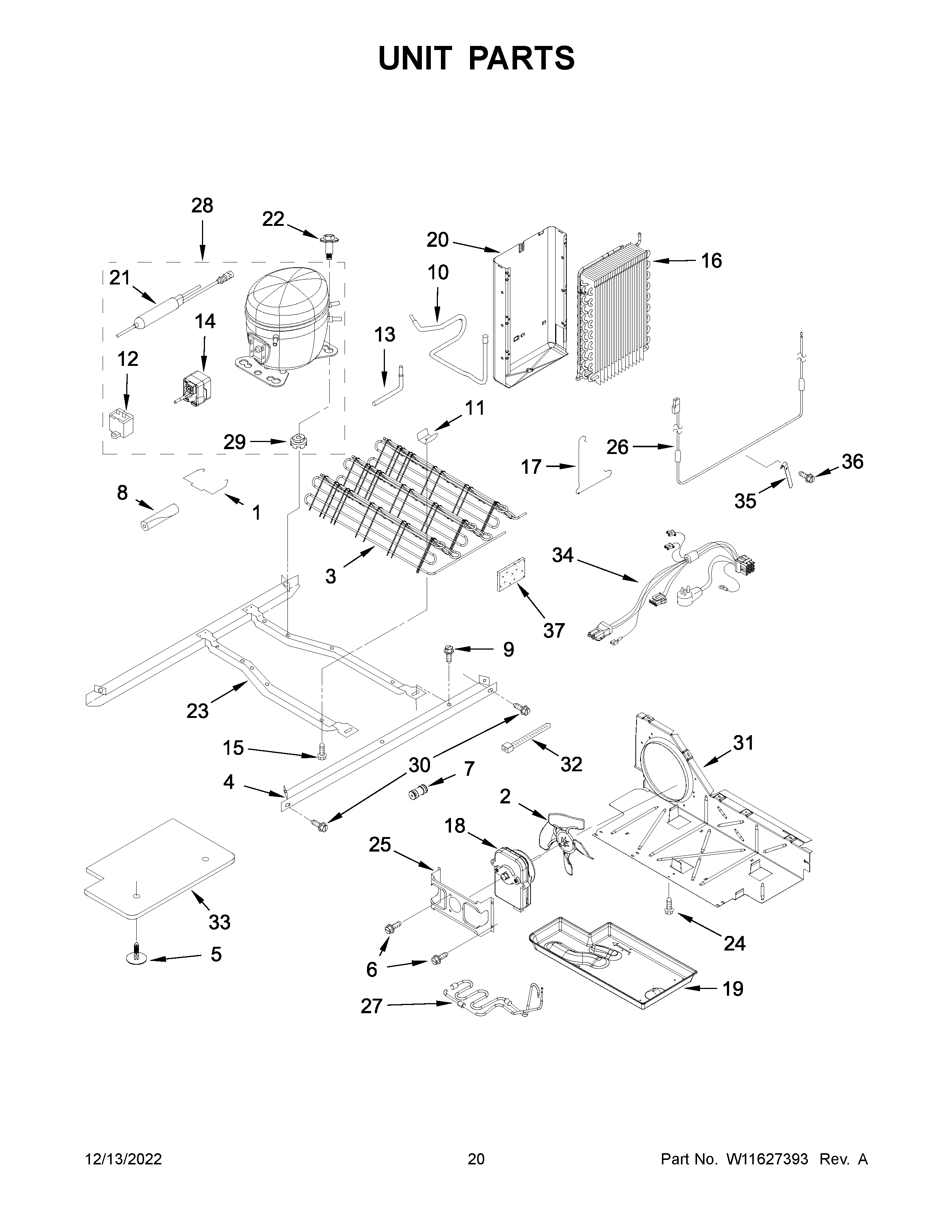 Amana ASI2575GRB09 unit parts diagram