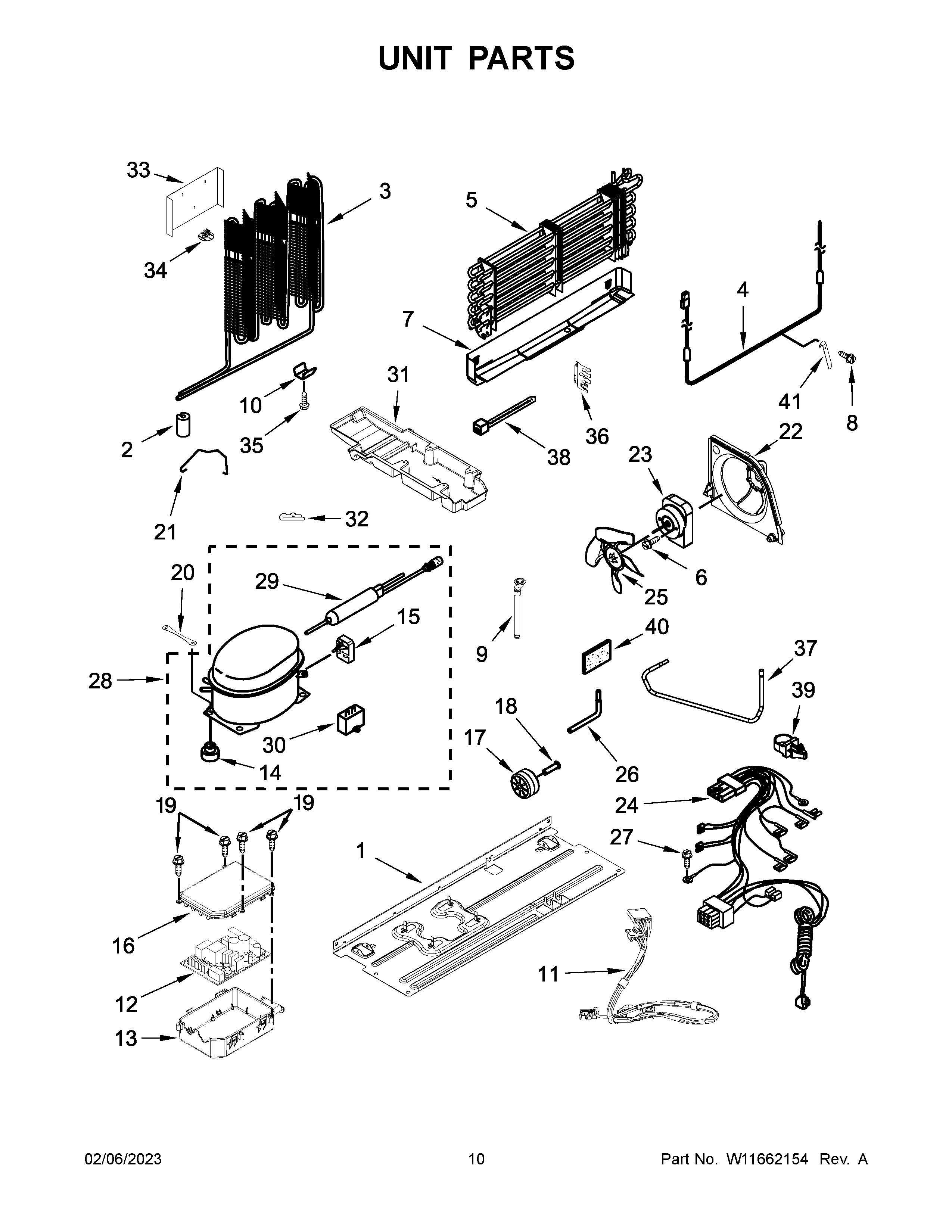 Whirlpool WRF560SFHV03 unit parts diagram