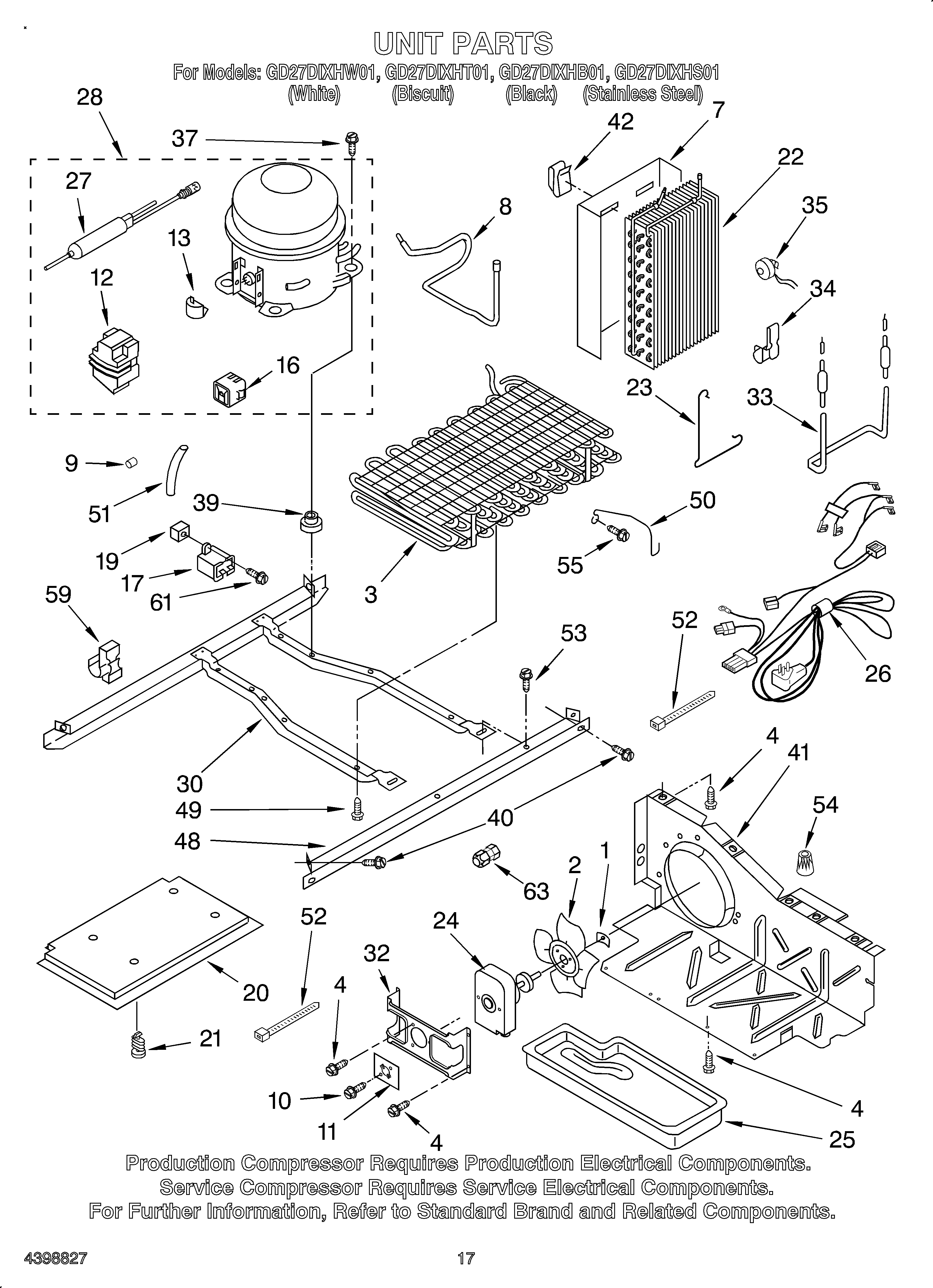 Whirlpool OEM3-GD27DIXHS01 unit diagram