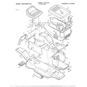 Murray 0-40607X9A chassis and hood diagram