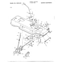 Murray 0-40607X9A mower suspension diagram