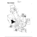MTD 112-410R088 3.5 hp 21" rotary mower diagram